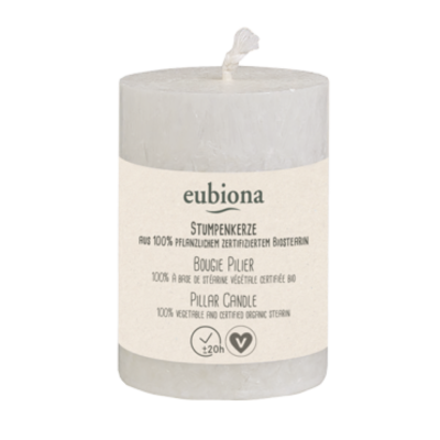 Bougie pilier blanche