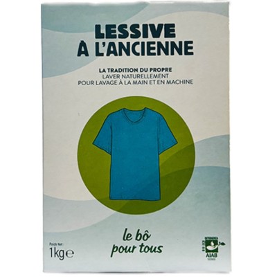Lessive en poudre à l'ancienne