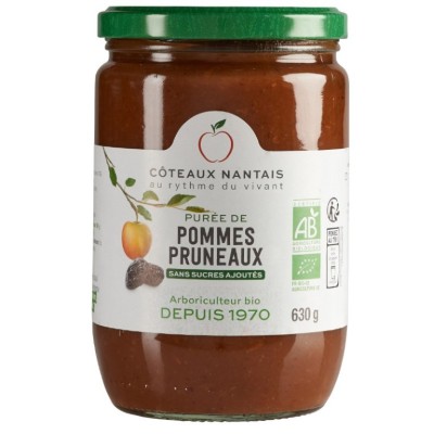 Purée pommes pruneaux bio...