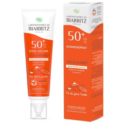 Spray solaire bio visage et...