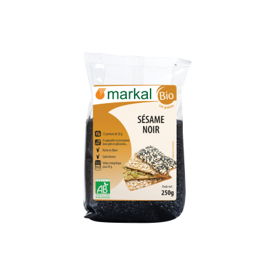 Graines de sésame noir bio