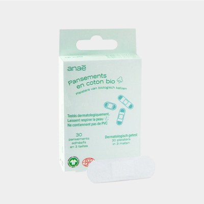 Pansements en coton bio 3...
